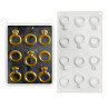 Silicone mould rings and wedding rings