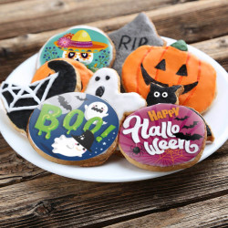 12 disques à cupcakes Halloween