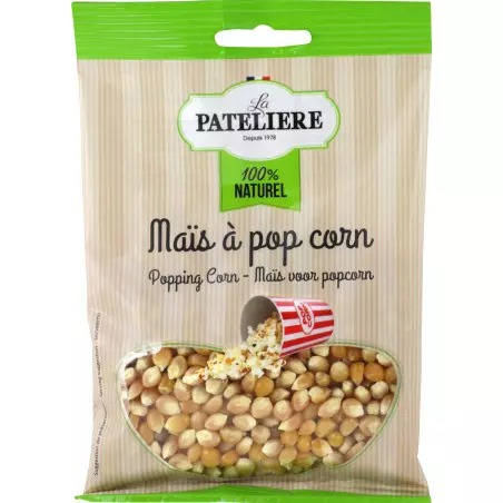 Maïs à pop corn LA PATELIERE 125 g - Planète Gateau