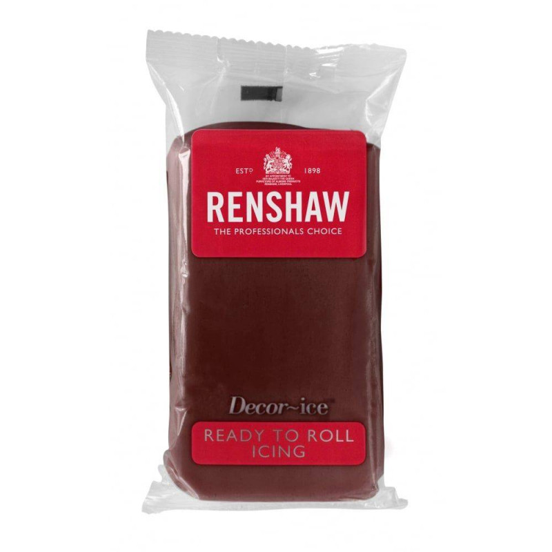Renshaw pro sugar paste BROWN Chocolate 250 g