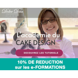 Code réduction 10€ sur Formation en ligne Cake Design