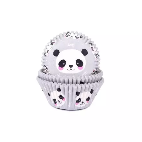 50 Caissettes à cupcakes panda