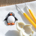 2 3D penguin cookie cutters