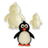 2 emporte-pièces 3D pingouins