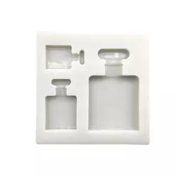Moule en silicone 3 flacons de parfum