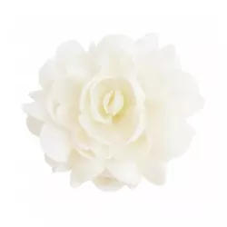 1 Fleur blanche en azyme XXL env.10cm de diamètre