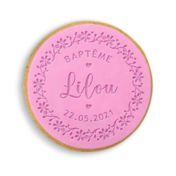 Personalized stamp 6cm - Contemporary writing stamp