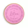Personalized stamp 6cm - Contemporary writing stamp