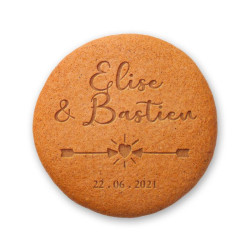 Personalized stamp 6cm - Crown stamp wheat ears