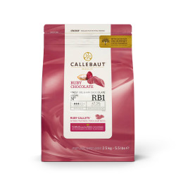 Chocolat Ruby 47,3 % de Callebaut 2,5 kg