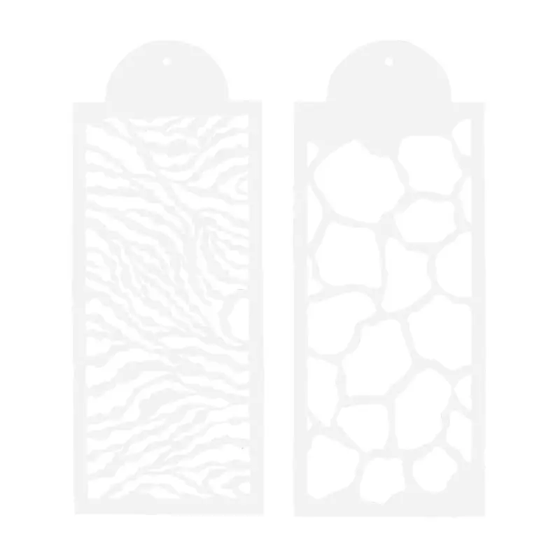 Safarischablonen Zebra und Giraffe