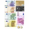 Impression alimentaire Billets monnaie Euro en A4 de sucre