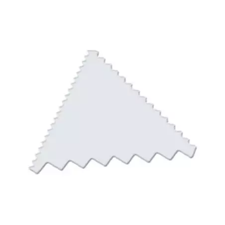 Peigne décor triangle