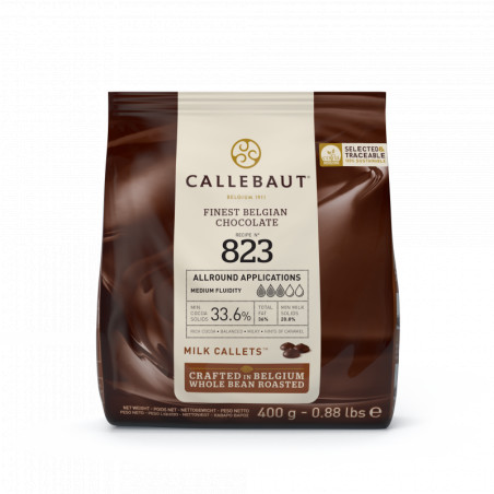 Chocolat au lait 33,5% en Gallets 400g de Callebaut 823