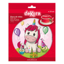Unicorn baby unicorn disc and balloons 20 cm