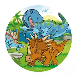 Assiette Bébé Dinosaure personnalisée - Le Monde de Bibou