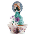 Snow Queen Unleavened Decorations 2 for cupcakes x20