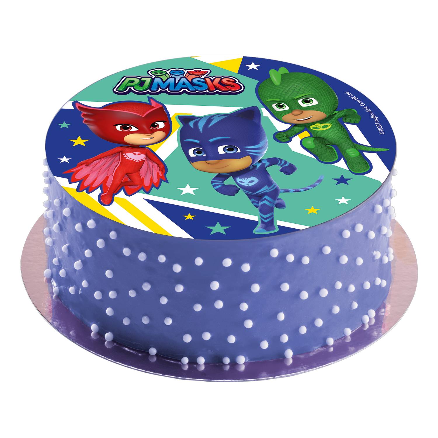 Edible Disc Star Pyjamasque Cm Planete Gateau