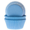 Caissettes à cupcakes bleu clair x50