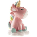 Figurine pink unicorn 10 cm