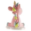 Figurine pink unicorn 10 cm