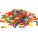 Mini-cœurs multicolores en sucre 100g