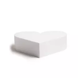 DUMMY form heart 15 cm to 7.5 cm height