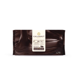 Chocolat noir de couverture 811 de Callebaut 55% en bloc 5 kg