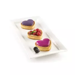 Kit mini tartes coeur Petit Amour de Silikomart x8