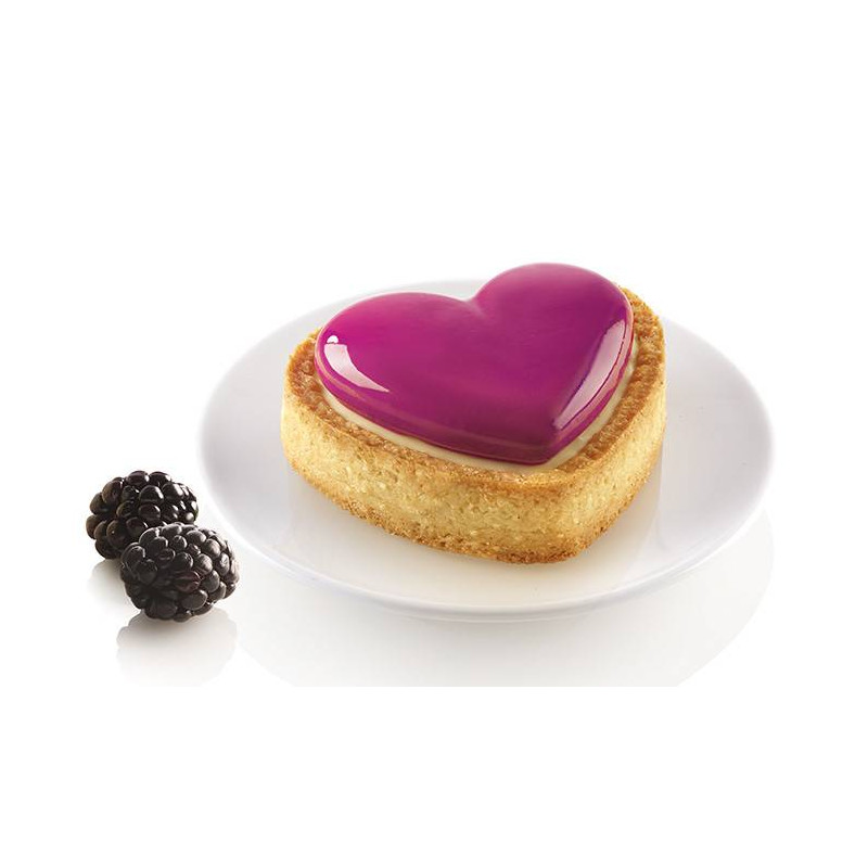 Kit Mini Tartes Coeur Petit Amour De Silikomart X8 Planete Gateau