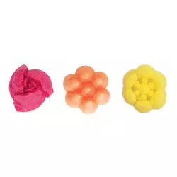 Kit douilles 3D fleurs avec poches