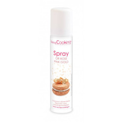 Spray alimentaire or rose 75 ml