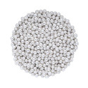 Silver sugar beads 500 g - 4mm