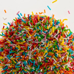 Vermicelles multicolores en sucre 1kg