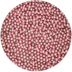 Perles en Sucre Rose Metallic