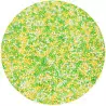 Microperlas Verde, amarillo, blanco