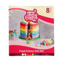 Colorants alimentaires en gel de Funcakes - 8 couleurs