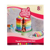 Colorants en gel alimentaire de Funcakes - 8 couleurs