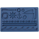 Moulded carpet with Maritime theme Boat and Sea