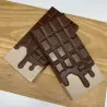 Moule chocolat Tablette coulante - 2 cavités