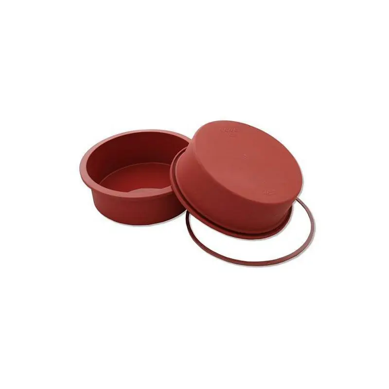4 Moules à Gâteau Ronds Silicone 15 Cm – Parfaits Pour Gâteaux Multicouches, Arc-en-Ciel, Cheesecakes Et Tartes