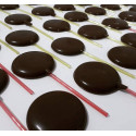 Moule chocolat sucettes rondes 6 cm - 8 cavités