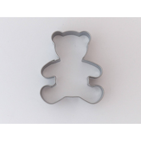 Teddy bear cookie cutter 6,3 cm
