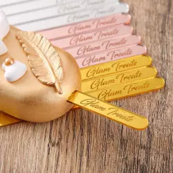 Bâtonnets personnalisés pour Glace Popsicles ou Magnum cakes
