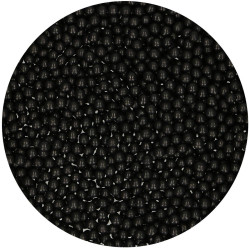 Perlas negras brillantes 4mm