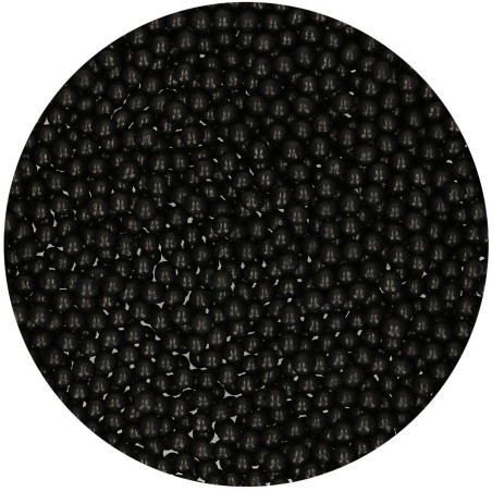 Brilliant 4mm black pearls