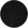 Perles noires brillantes 4mm