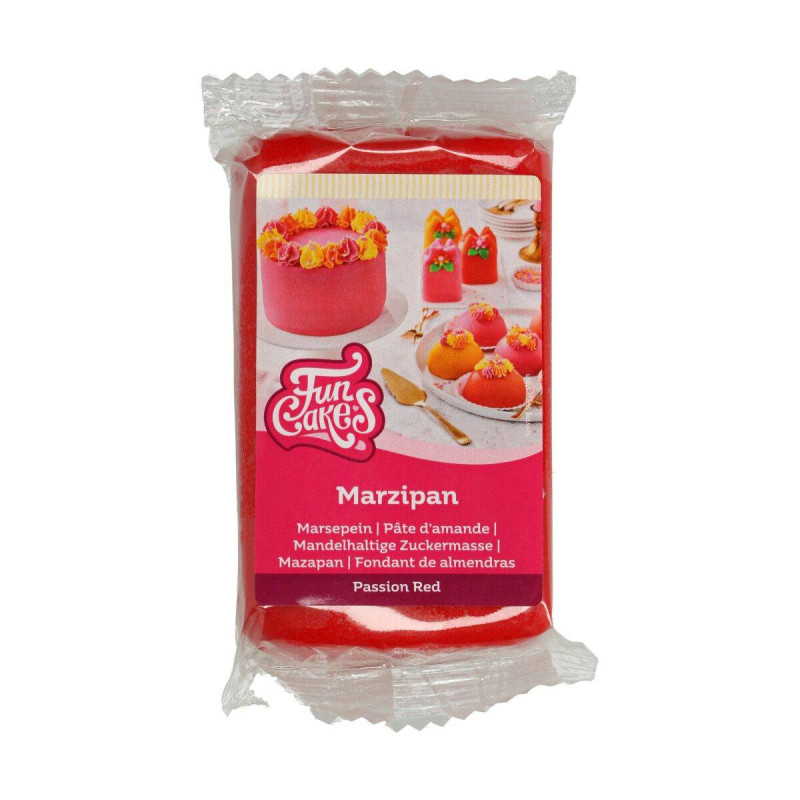 Red almond paste - 250g