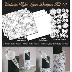 Floral Pattern Printed Wafer Paper Sample Pack