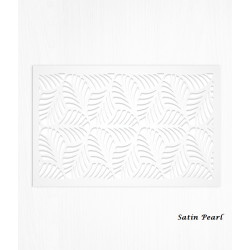 Feuilles de décorations blanches en Wafer paper motif feuilles x2